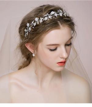 Neu Haardraht mit Strass ZPL-9173